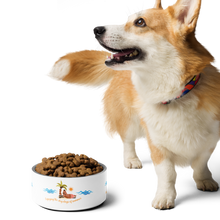 Load image into Gallery viewer, Enjoying the Dog Days of Summer Water Bowl - Stainless Steel