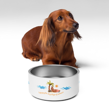 Load image into Gallery viewer, Enjoying the Dog Days of Summer Water Bowl - Stainless Steel