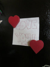 Load image into Gallery viewer, Heart Refrigerator Magnets - Set of 6