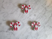 Load image into Gallery viewer, Candy Cane Refrigerator Magnets - Set of 6
