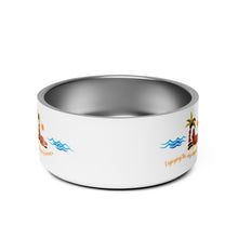 Load image into Gallery viewer, Enjoying the Dog Days of Summer Water Bowl - Stainless Steel
