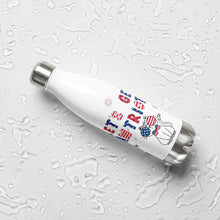 Load image into Gallery viewer, Let's Get Pawtriotic Stainless Steel Travel Water Bottle