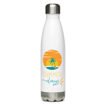 Load image into Gallery viewer, Summer Days Stainless Steel Water Bottle