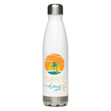 Load image into Gallery viewer, Summer Days Stainless Steel Water Bottle