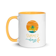 Load image into Gallery viewer, Summer Days Mug with Yellow Inside