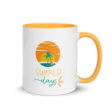Load image into Gallery viewer, Summer Days Mug with Yellow Inside