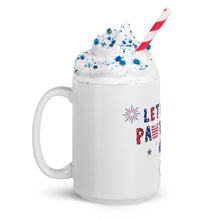 Load image into Gallery viewer, Let's Get Pawtriotic Cat Coffee Mug