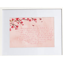 Load image into Gallery viewer, Bible Verse Art Print 1 Corinthians 13:4-7 Love Is Patient 8x10 UNFRAMED