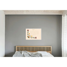 Load image into Gallery viewer, 1 Corinthians 13:4-7 Bible Verse Prints Love Is Patient Kind Flowers Foliage