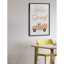 Load image into Gallery viewer, Farm House Truck Art Prints Hello Spring Welcome Wall Sign Decor Easter Eggs