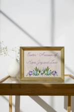 Load image into Gallery viewer, Easter Season Purple Garland Art Print