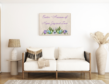 Load image into Gallery viewer, Easter Season Purple Garland Art Print