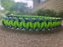 Load image into Gallery viewer, Handmade Paracord Dog Collar - Cobra Knot Weave
