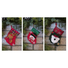 Load image into Gallery viewer, Mini Christmas Stockings - Set of 3 (Randomly selected)