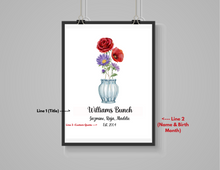 Load image into Gallery viewer, Birth Month Flower Bouquets