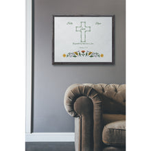 Load image into Gallery viewer, Bible Verse Art Print 1 Corinthians 13:13 Cross 8x10 UNFRAMED