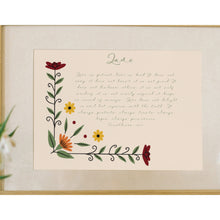 Load image into Gallery viewer, 1 Corinthians 13:4-7 Bible Verse Prints Love Is Patient Kind Flowers Foliage