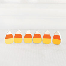 Load image into Gallery viewer, Set of 6 Chunky Wood Shape Fridge Magnets