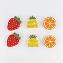 Load image into Gallery viewer, Set of 6 Chunky Wood Shape Fridge Magnets