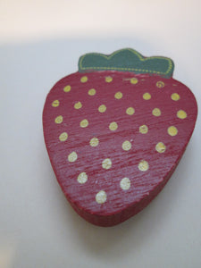 Strawberry Refrigerator Magnets - Set of 6