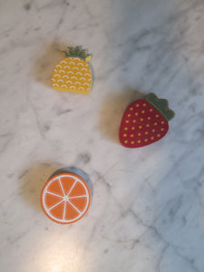 Fruit Cocktail Fridge Magnets - Set of 6
