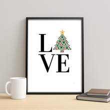 Load image into Gallery viewer, Seasonal LOVE Paw Print Wall Art | Pet Lover Print