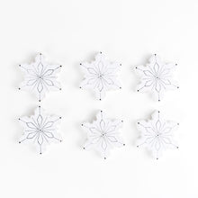 Load image into Gallery viewer, Snowflake Fridge Magnets - Set of 6