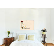 Load image into Gallery viewer, 1 Corinthians 13:4-7 Bible Verse Prints Love Is Patient Kind Flowers Foliage