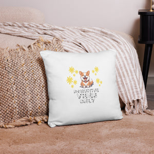Pawsitive Vibes Only Throw Pillow