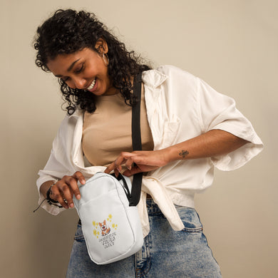 Pawsitive Vibes Only White Crossbody bag