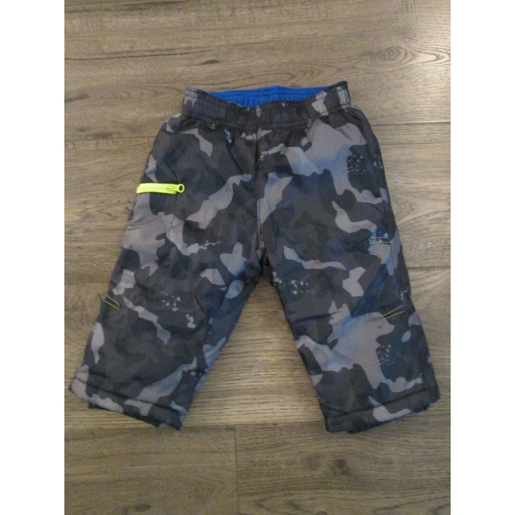 Camouflage Snow Pants 12-18 Months Baby Infant Toddler Boys Grey Black Insulated