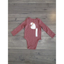 Load image into Gallery viewer, Baby Boys Bodysuit Brown Polar Bear 24 Month Toddler Long Sleeve Waffle Knit