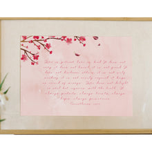 Load image into Gallery viewer, Bible Verse Art Print 1 Corinthians 13:4-7 Love Is Patient 8x10 UNFRAMED