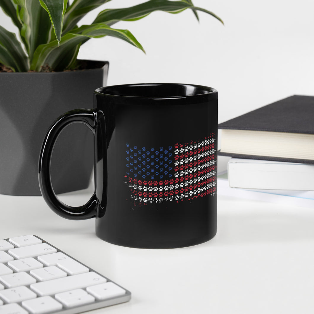 Pawtriotic Flag Coffee Mug