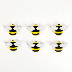 Bumblebee Fridge Magnets - Set of 6