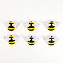 Load image into Gallery viewer, Set of 6 Chunky Wood Shape Fridge Magnets