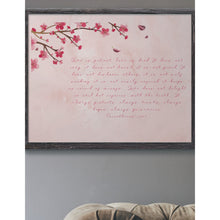 Load image into Gallery viewer, Bible Verse Prints Love Is Kind Patient 1 Corinthians 13:4-7 Pink Tree Gift Her