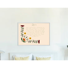 Load image into Gallery viewer, 1 Corinthians 13:4-7 Bible Verse Prints Love Is Patient Kind Flowers Foliage