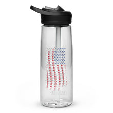 Load image into Gallery viewer, Pawtriotic Flag Sports Travel Water Bottle 25 Oz