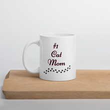 Load image into Gallery viewer, #1 Cat Mom Coffee Mug