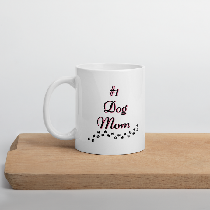 #1 Dog Mom Coffee Mug