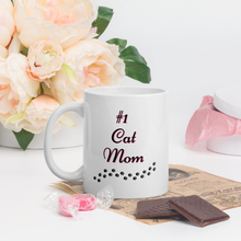 Load image into Gallery viewer, #1 Cat Mom Coffee Mug