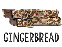 Load image into Gallery viewer, Gingerbread Men – Organic Cotton Dog Collar
